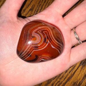Sardonyx Palm Stone